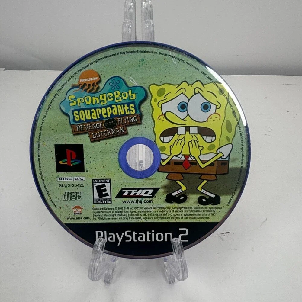 SpongeBob SquarePants: Revenge of the Flying Dutchman (PS2, 2002) Disc Only